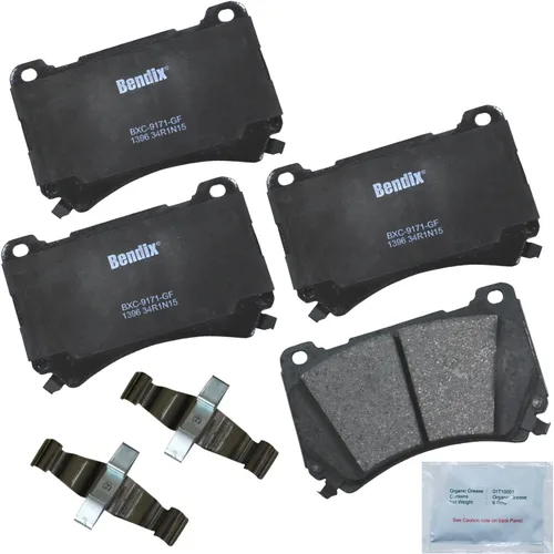 Miniatura 397 de Pastillas de freno delanteras cerámicas Bendix Priority1 CFC2302 para Hyundai Elantra 2021, Sonata 2022-2020, Kia K5 2023-2021