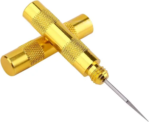 Miniatura 3 de Kit de herramientas de reparación de boquilla de pistola de pulverización de aerógrafo, 11 uds., juego de cepillos de aguja de acero inoxidable