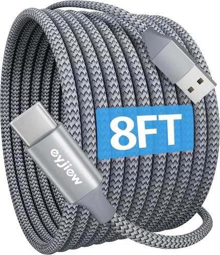 Miniatura 10 de Cable USB a USB C, cable USB A a USBC para iPhone serie 17/16/15, Samsung Galaxy S26 S25 A17 A16, Moto G Play, funda de carga de auriculares, etc.
