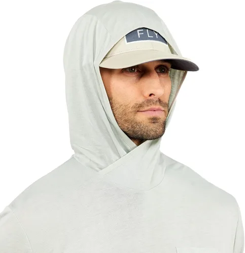 Miniatura 41 de Free Fly Sudadera ligera con capucha para hombre, con protección solar UPF 20+ para hombre, transpirable, manga larga, para pesca