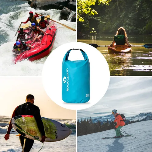 Miniatura 7 de Rock Cloud - Bolsa seca impermeable de 1.32 galones, para kayak, rafting, navegación, playa, surf, natación, canoa, campamento, senderismo, pesca