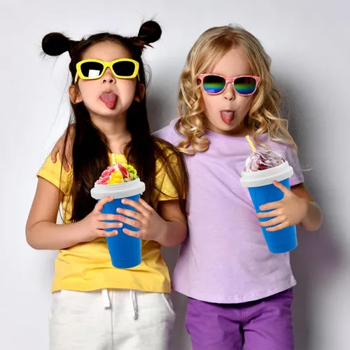 Miniatura 7 de Jairuty Vaso para hacer Slushie, vasos mágicos de congelación rápida para máquina casera de batido de leche y helados, vaso de doble capa para hacer