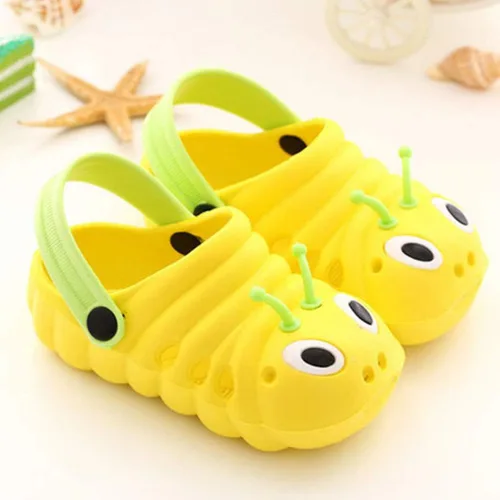 Miniatura 2 de Holibanna - Sandalias antideslizantes para niños, diseño de animales de dibujos animados, para niños y niñas (rosa, talla 20, longitud 4.7in)