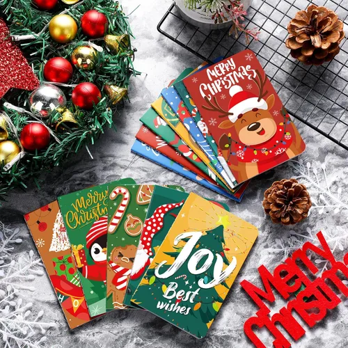 Miniatura 4 de Faccito 48 piezas blocs de notas navideños mini cuadernos blocs de notas de vacaciones al por mayor 12 diseños pequeños blocs de notas de tema