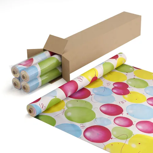 Miniatura 121 de Exquisito rollo de mantel de mesa de plástico aqua de Party Solids 4 piezas 40" X 300' Rollo de mantel de mesa de plástico - Rollos de mantel