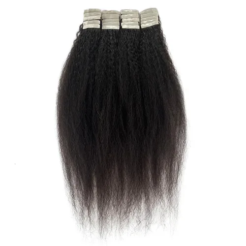 Miniatura 33 de Extensiones de cabello cosidas de cabello humano real, balayage de negro brillante a rubio dorado, paquete de extensiones de cabello humano