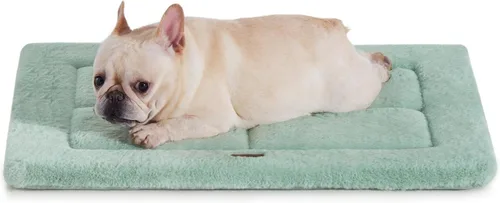 Miniatura 12 de Made4Pets Cojín Cama para Jaula de Perros Medianos y Grandes, Lavable y Reversible, Tapete Antideslizante para Perrera para un Sueño Acogedor, Cama