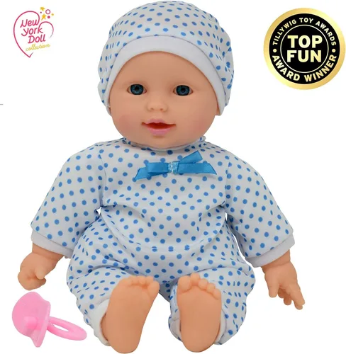 Miniatura 7 de Muñeca de bebé niño de cuerpo suave de 11 pulgadas en caja de regalo - Incluye chupete de muñeca - Muñecas de juguete para niños y niños pequeños