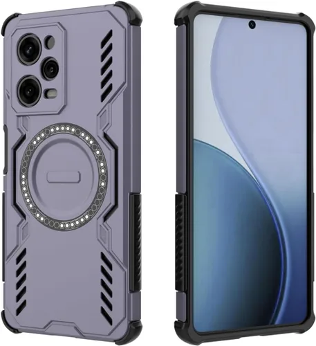 Miniatura 10 de Diseño de funda de teléfono para Redmi Note 12 Pro 5G (6.67 pulgadas), funda a prueba de golpes con anillo magnético, color negro