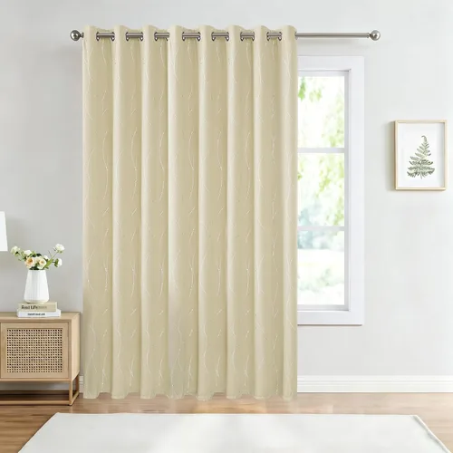 Miniatura 63 de BUHUA - Paneles de cortinas opacas para sala de estar, cortinas grises con aislamiento térmico, cortinas de ventana para dormitorio - 72 pulgadas