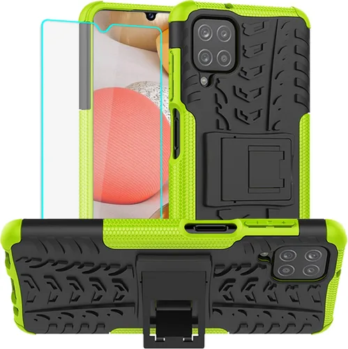 Miniatura 7 de Funda para teléfono Galaxy A12, funda para teléfono Samsung A12 con protector de pantalla, protector de silicona a prueba de golpes con función