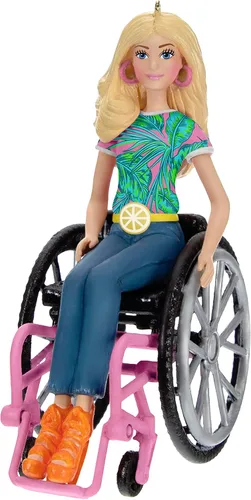 Miniatura 7 de Adorno de Navidad Hallmark Keepsake 2023, Barbie La Mejor Amiga de Barbie, Ornamento Midge, Regalos para Ella