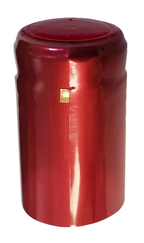 Miniatura 6 de Cápsulas retráctiles de PVC rojo rubí metálico, 500