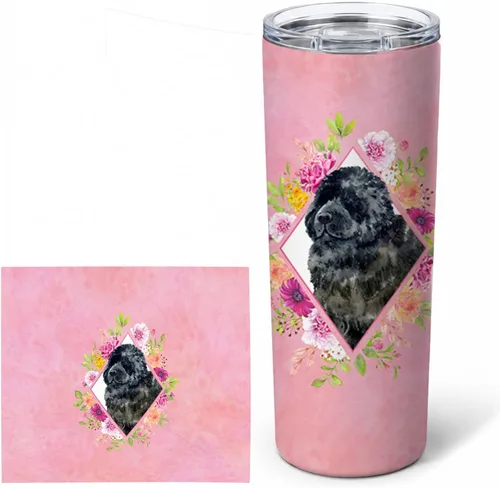 Miniatura 291 de Caroline's Treasures CK4270TBL20 - Vaso delgado de acero inoxidable de 20 onzas con aislamiento al vacío de doble pared, reutilizable