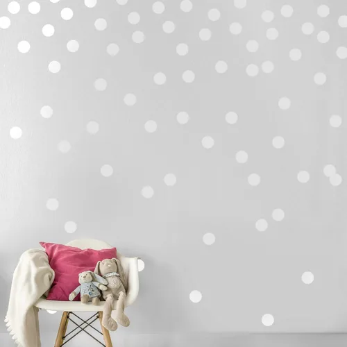 Miniatura 7 de Calcomanía decorativa de pared Decals for the Wall, a lunares Azul claro