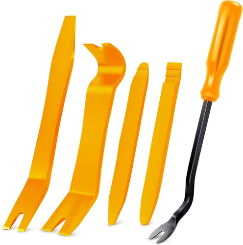 Miniatura 12 de GOOACC Kit de 5 piezas de herramientas de extracción de molduras de nylon para automóviles, kit de herramientas de extracción sin rayar para panel