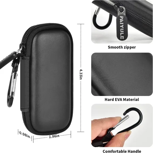Miniatura 3 de PAIYULE Funda para KardiaMobile 6L para monitor de electrocardiograma, soporte compacto también se adapta a monitor de frecuencia cardíaca portátil