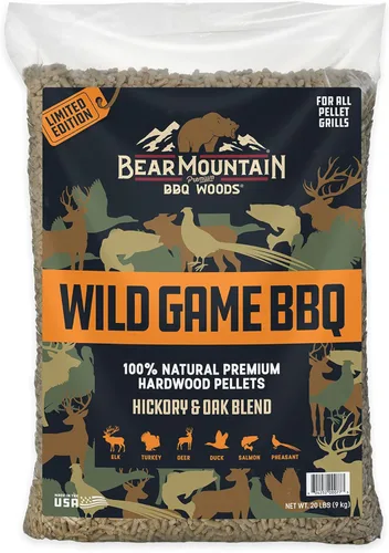 Miniatura 17 de Bear Mountain BBQ Premium Wood Butcher's Blend - Gránulos para ahumar, mezcla de pellets de madera dura totalmente natural para asar al aire libre