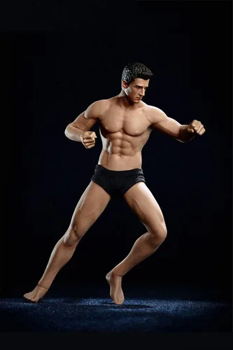 Miniatura 5 de Fremego Figura de Acción Masculina a Escala 1/12, Cuerpo de Muñeca de Figura de Acción Masculina Súper Flexible sin Costuras de 6 Pulgadas Colección