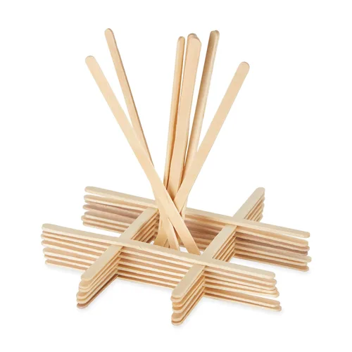 Miniatura 4 de Agitadores de café de madera Perfectware. 5.5 pulgadas de largo. Paquete de 100