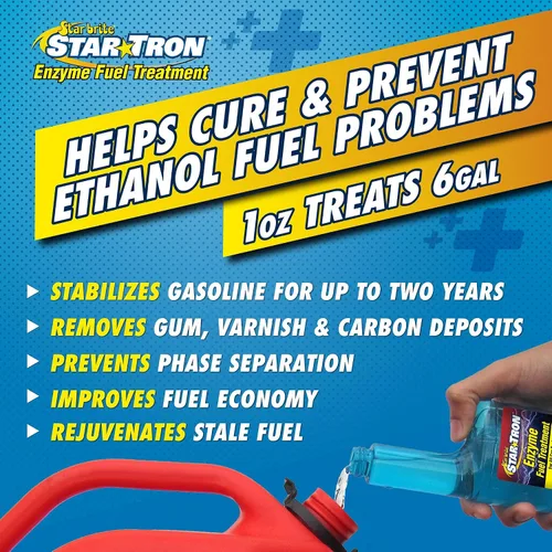 Miniatura 5 de STAR BRITE Star Tron tratamiento de combustible con enzimas SEF Fórmula para gasolina - 1 oz. Trata 6 galones - 32 OZ (14332)