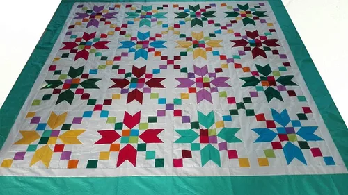 Miniatura 4 de 50 piezas 8 x 8 pulgadas Paquete de cuadrados de tela de algodón para costura de acolchados, cuadrados de tela precortados para manualidades