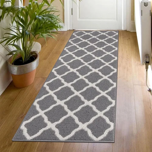 Miniatura 21 de SHACOS Alfombra de pasillo lavable de 2 x 8 pies, con parte trasera de goma antideslizante, resistente a las manchas, alfombra de cocina