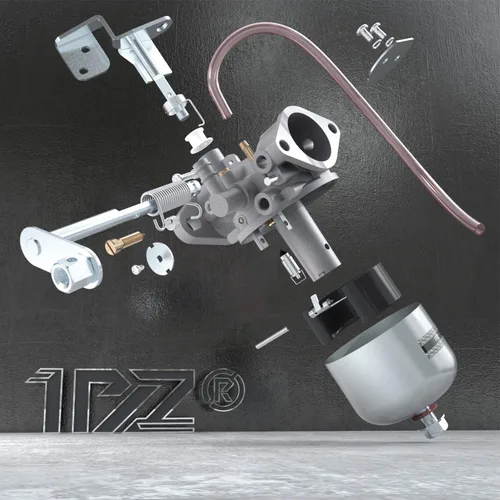 Miniatura 2 de 1PZ Carburador GE2-R07 para 1982-1987 EZGO Golf Cart 2 Ciclos Motores 20071-G1 18342-G1