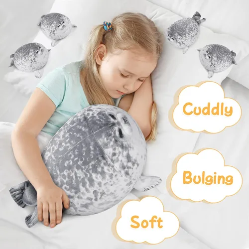 Miniatura 7 de KMUYSL Juguetes para edades 0 1 2 3 4 5 6 7 8+ años - Muñeca de peluche mamá con 4 bebés en su barriga, juego de juguetes de peluche suave, regalos