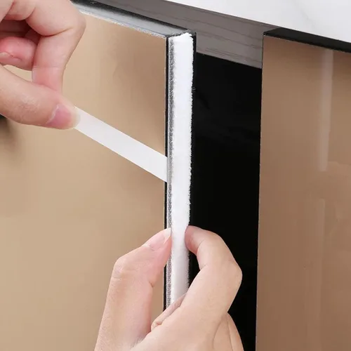 Miniatura 7 de Burlete de cepillo de 0.6 pulgadas, 33 pies, sello de aislamiento de ventana, tira de sello de ranura para tarjetas, burlete para puerta y ventana
