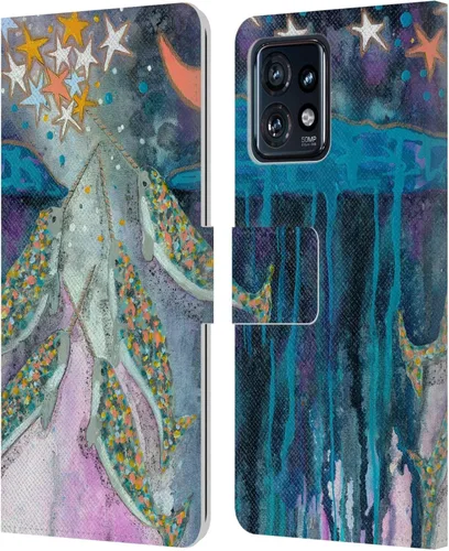 Miniatura 19 de Head Case Designs Officially Licensed Wyanne Quiet Creative Animals 2 Leather Book Wallet Case Cover Compatible with Motorola Moto Edge 40 Pro