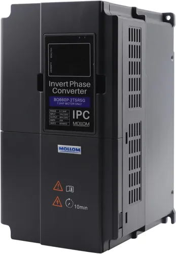 Miniatura 12 de Mollom 0.75KW 220V Convertidor de fase inversa monofásico a trifásico-1HP 3.8A entrada/salida IPC para motor 3PH