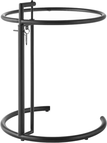 Miniatura 7 de Modway EEI-125-BLK Eileen Mesa auxiliar de metal gris, color negro