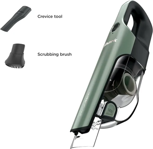 Miniatura 10 de Aspiradora de mano inalámbrica Shark UltraCyclone Pro, potente succión, aspiradora de mano para auto y hogar, herramienta para hendiduras, cepillo