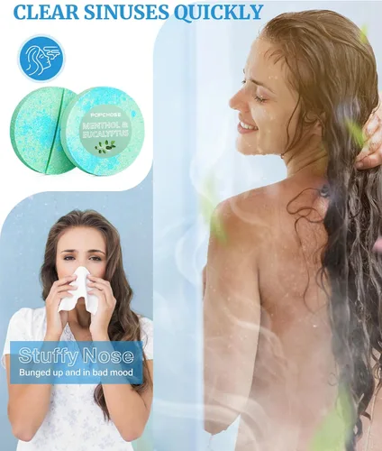 Miniatura 4 de POPCHOSE Vaporizadores de Ducha de Aromaterapia, Rellenos de Media para Mujeres, Regalos de Navidad para Adolescentes y Mujeres, Cuidado Personal