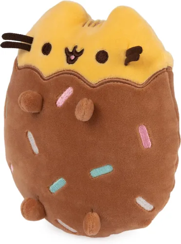 Miniatura 3 de GUND Pusheen - Squisheen de galletas bañadas en chocolate, animal de peluche para edades de 8 años en adelante, marrón/amarillo, 6 pulgadas