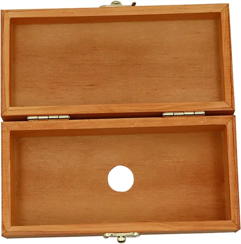 Miniatura 5 de Bandeja de moneda de madera con cerradura, bandeja de moneda de una fila, organizador de efectivo, caja de almacenamiento de dinero, organizador