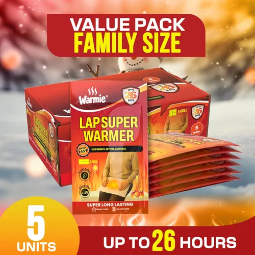 Miniatura 2 de Warmie Super Warmer for Lap & Body Air‑Activated, Long‑Lasting Wider Size for Maximum Coverage All‑Natural, Odorless, Steady Heating for Cold