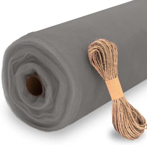 Miniatura 27 de Rollo de tela de tul, 54 pulgadas x 10 yardas (30 pies) de tul para decoración de boda, tutú de fiesta, telón de fondo, baby shower, faldas de mesa