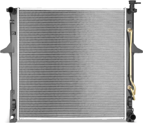 Miniatura 12 de DNA Motoring OEM-RA-2392 Radiador de enfriamiento de aluminio de 1 fila estilo OE compatible con 01-02 Kia Rio 1.5 AT, 25-1/2 pulgadas de ancho x