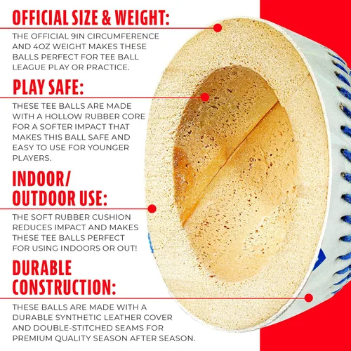 Miniatura 4 de Franklin Sports MLB Soft Strike Tee Balls