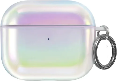 Miniatura 32 de Velvet Caviar Compatible with AirPods 3rd Generation Case with Keychain - Cute Protective Hard AirPod 3 Cases for Women - Blue Aquamarine Polka Dot