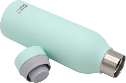 Miniatura 5 de BUILT Cascade - Botella de acero inoxidable aislada al vacío de doble pared con agarre cómodo y tapa giratoria, 18 onzas