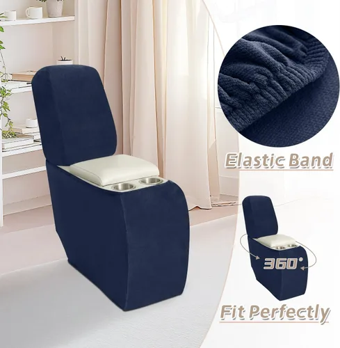 Miniatura 338 de Arfntevss Fundas de sofá seccional reclinable de terciopelo, Funda de sofá seccional de esquina para sofá reclinable, Funda elástica suave