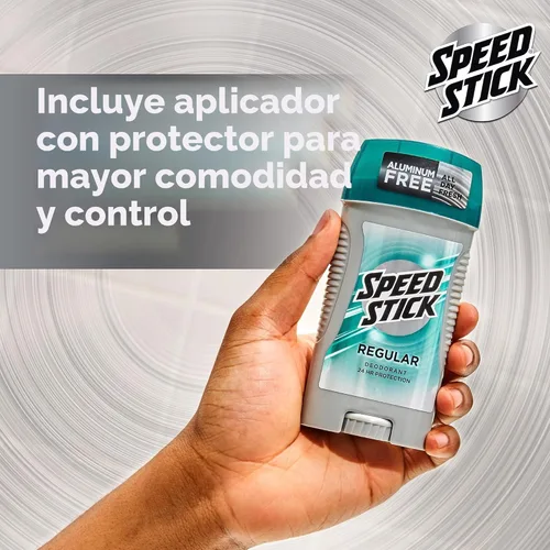 Miniatura 7 de Speed Stick - Desodorante para hombres, Regular 3 onzas, paquete de 4