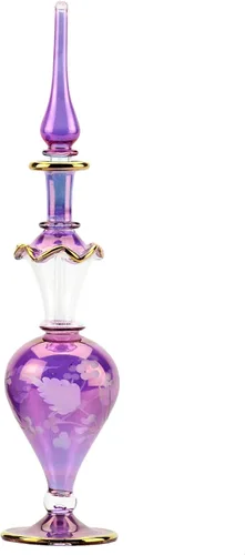 Miniatura 3 de NileCart Botella de perfume egipcia de 9 pulgadas tamaño grande 3.4 fl oz. hecho a mano en Egipto Para tu perfume, aceites esenciales, decoración