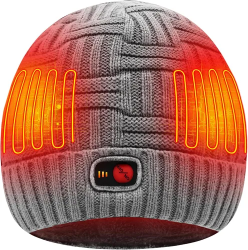 Miniatura 11 de Svpro Gorro con calefacción a batería - Gorro de invierno cálido recargable