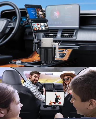 Miniatura 2 de Soporte para tablet con brazo ajustable para tablet iPhone de 3 a 11 pulgadas, iPad Pro Air Mini, Fire, iPhone 15, Galaxy S24 Z Fold 5