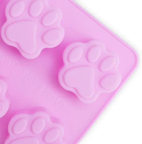 Miniatura 4 de homEdge Moldes de silicona antiadherentes de grado alimenticio para cachorros, para chocolate, dulces, gelatina, cubitos de hielo, golosinas