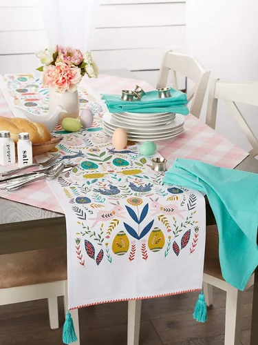 Miniatura 9 de DII Pascua Folk Garden Cocina Textiles